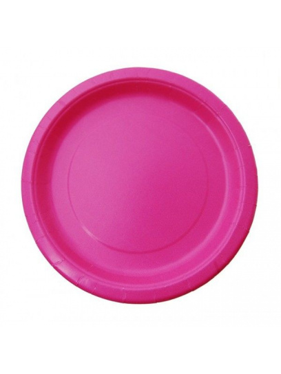 Talerzyki Hot Pink (8 szt.)