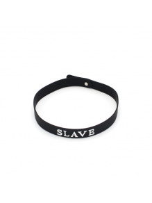 Obroża SLAVE Choker Pasek na szyję dla niewolnika