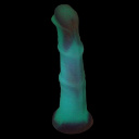 Dildo fluorescencyjne Sztuczny Penis świecący w ciemności Monstar Beast 89